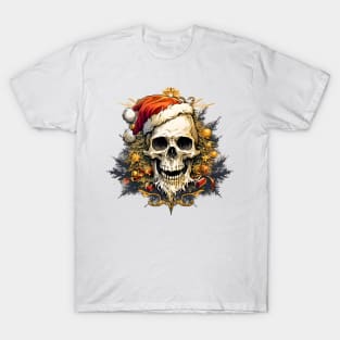 Christmas Celebration with a Skull Twist T-Shirt